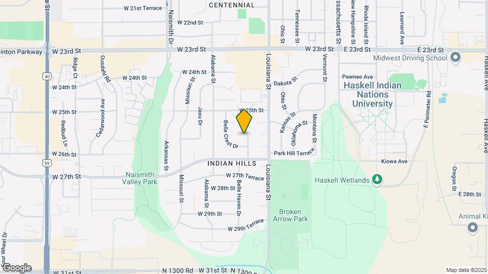 2603 Belle Haven Dr Map and Location Details