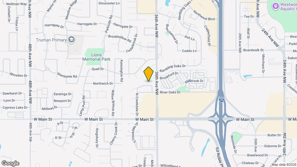 3727 Cedar Ridge Dr Map and Location Details