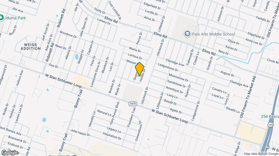 4405 Hondo Dr Map and Location Details
