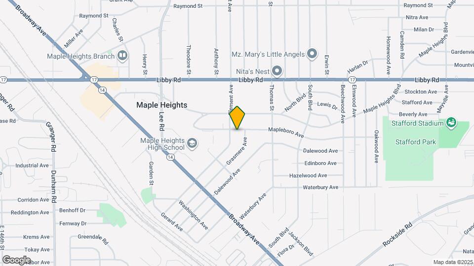 17210 Mapleboro Ave Mapa y Detalles de la Ubicación