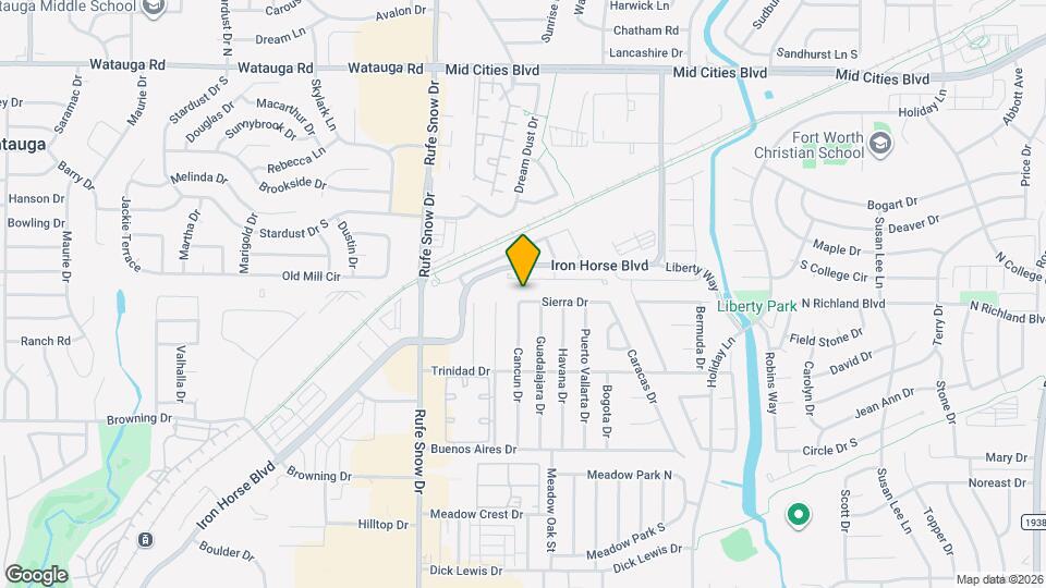 6821 Sierra Dr Map and Location Details