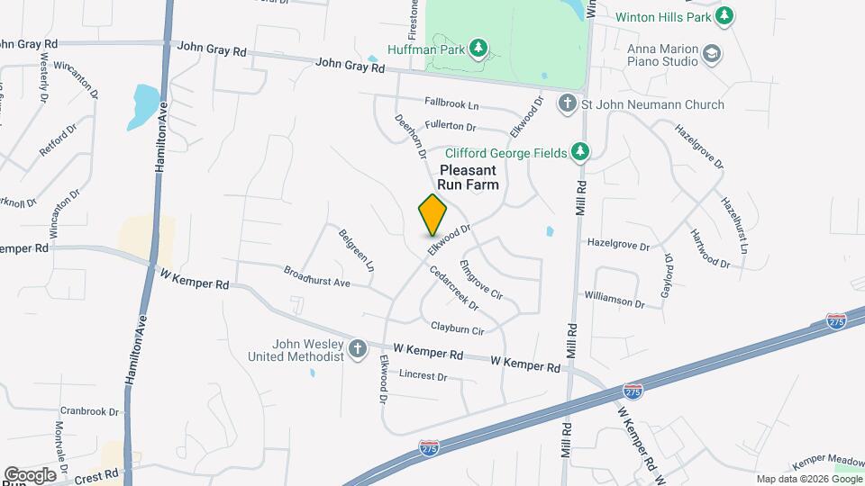 11925 Elkwood Dr Map and Location Details