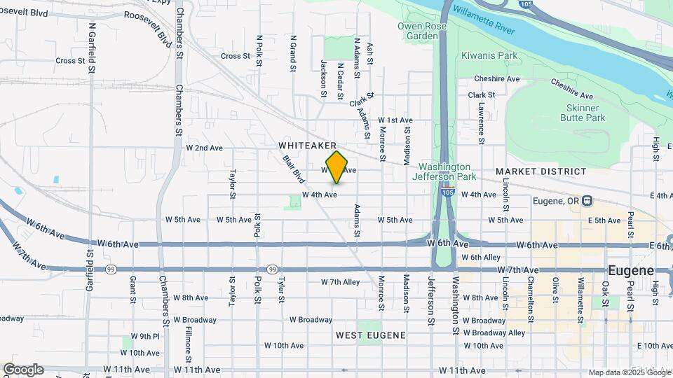 993 W 4th Ave, Unit 1 Map and Location Details