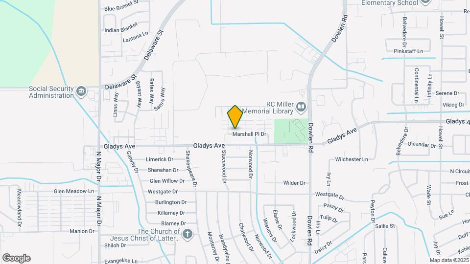 6810 Marshall Pl Dr Map and Location Details