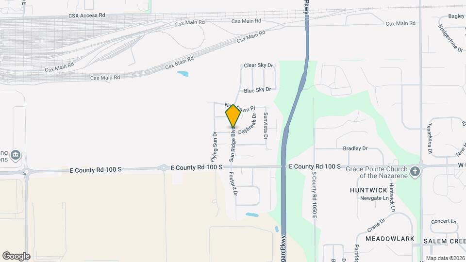 824 Daybreak Dr Map and Location Details