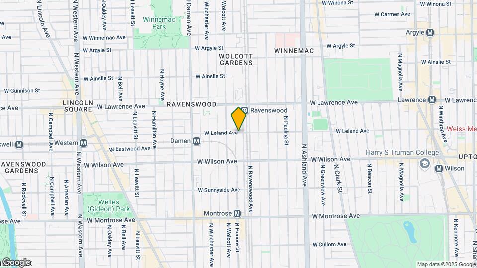 1829 W Leland Ave, Unit 1 Map and Location Details