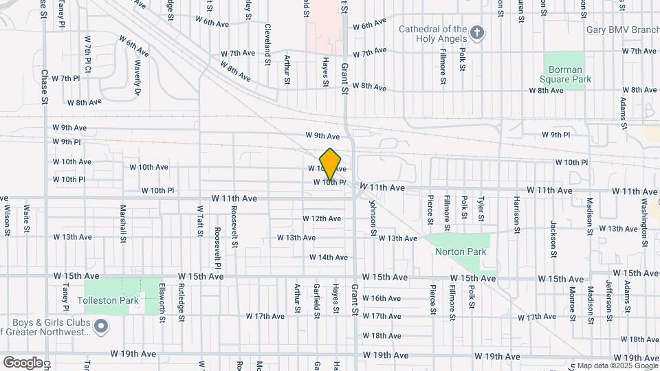 1665 W 10th Pl Mapa y Detalles de la Ubicación
