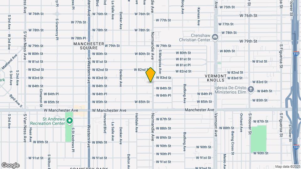 1407 W 84th St Map and Location Details