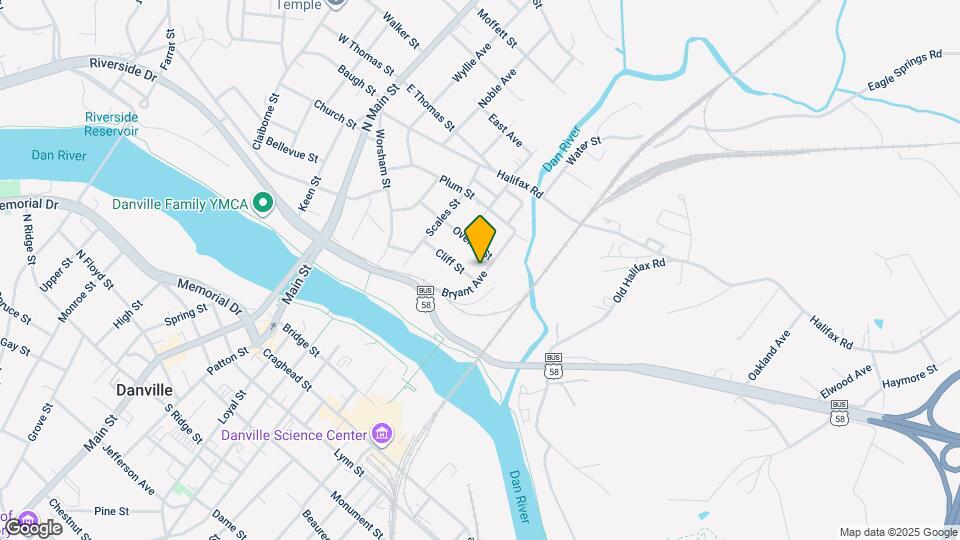 313 Bryant Ave Map and Location Details