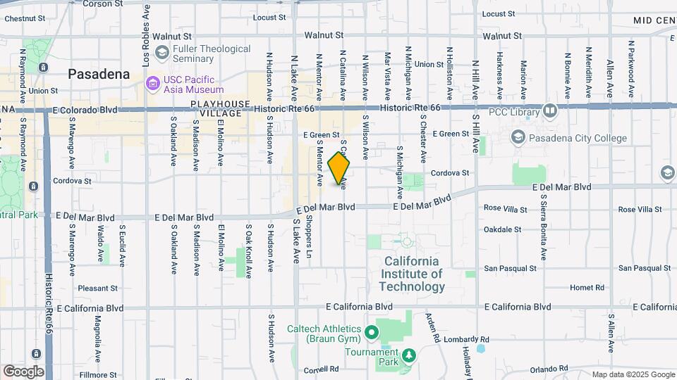 231 S Catalina Ave Map and Location Details