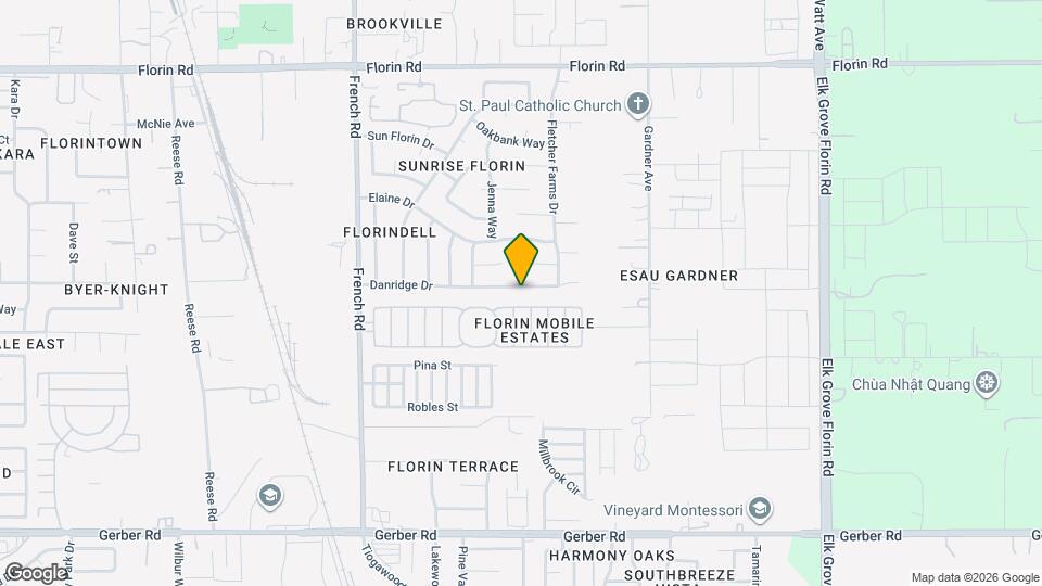 8626 Danridge Dr Map and Location Details