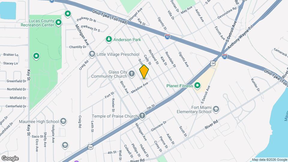 1106 Hugo St Map and Location Details