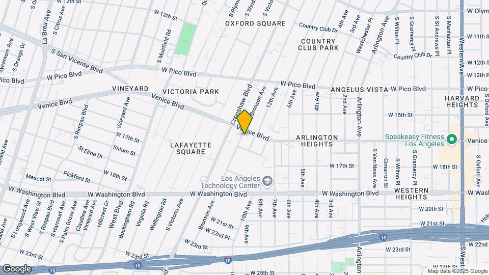 1618 Bronson Ave Map and Location Details