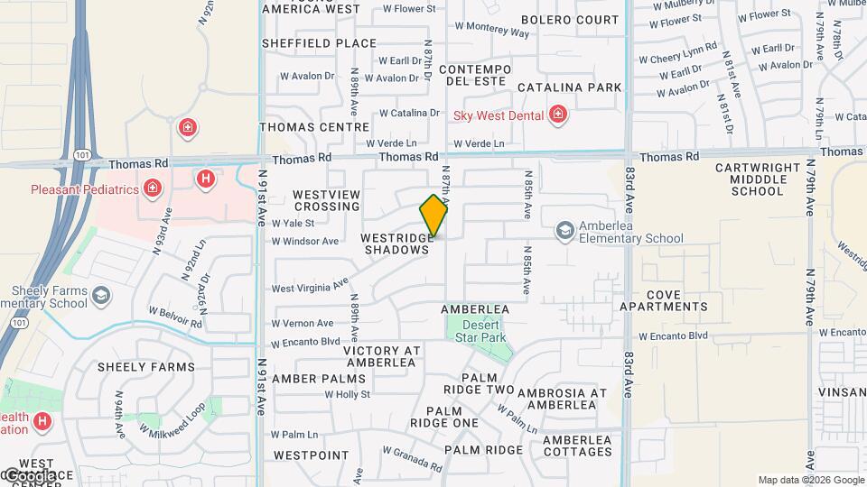 2537 N 87th Dr Map and Location Details