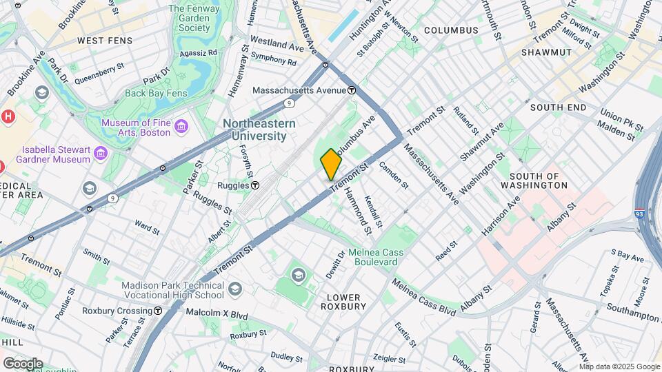 991 Tremont St Map and Location Details