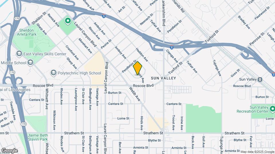 8420 Rincon Ave Map and Location Details