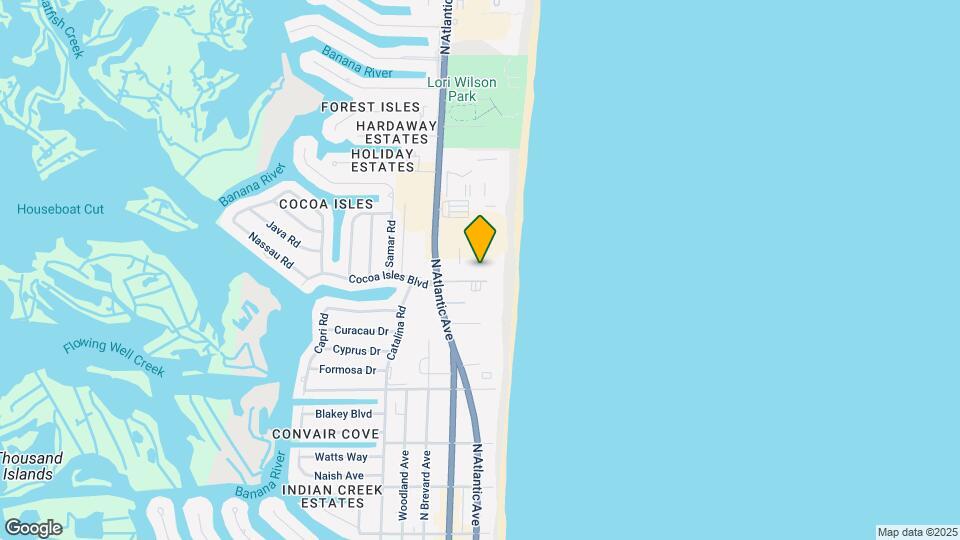 840 N Atlantic Ave Map and Location Details