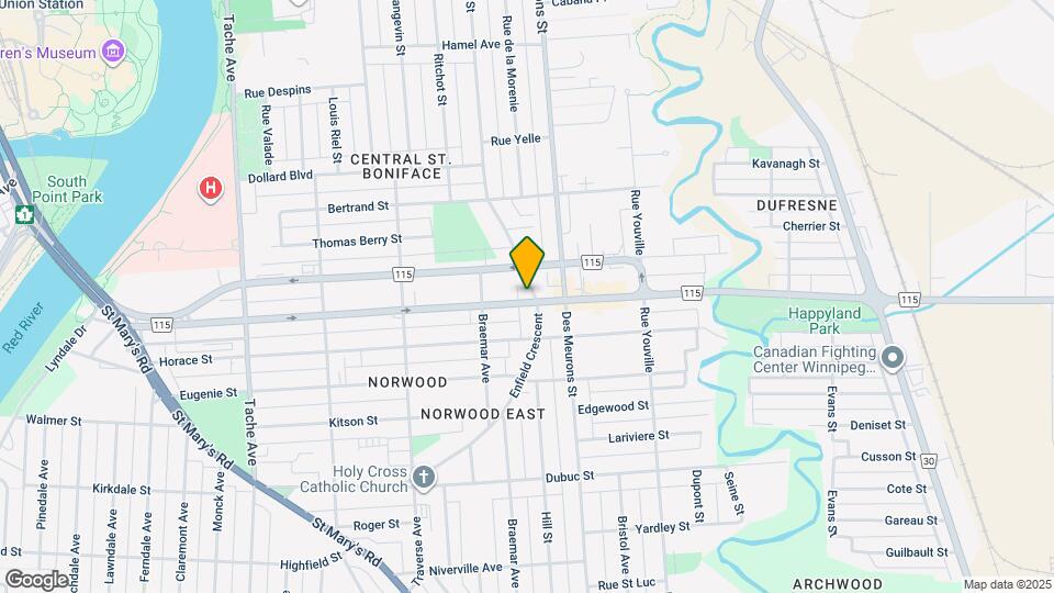 309 Enfield Apartment Map and Location Details