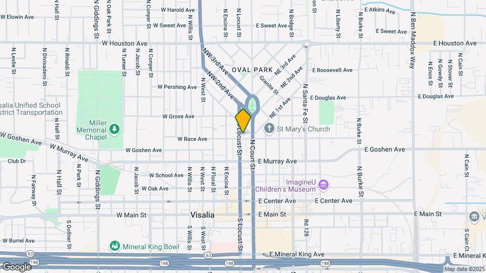 116 W Race Ave Map and Location Details