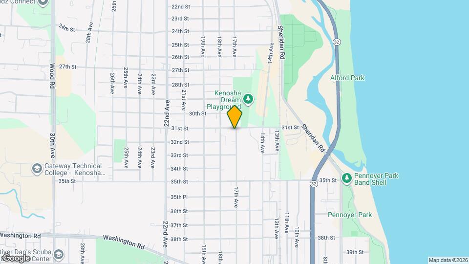 1705 31st St Map and Location Details