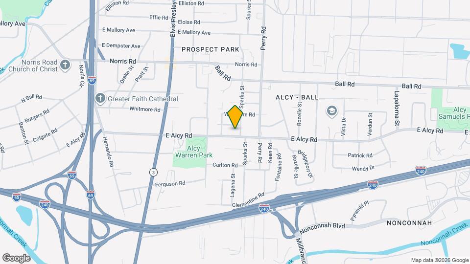 1500 E Alcy Rd Mapa y Detalles de la Ubicación