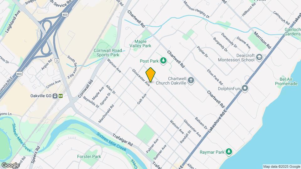 317 Gloucester Ave Map and Location Details