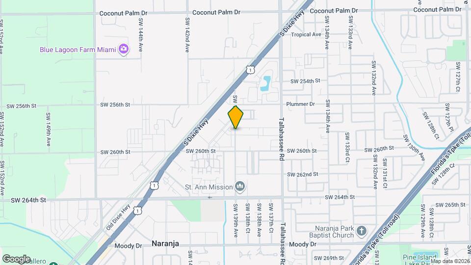 25901 SW 139th Ave Map and Location Details