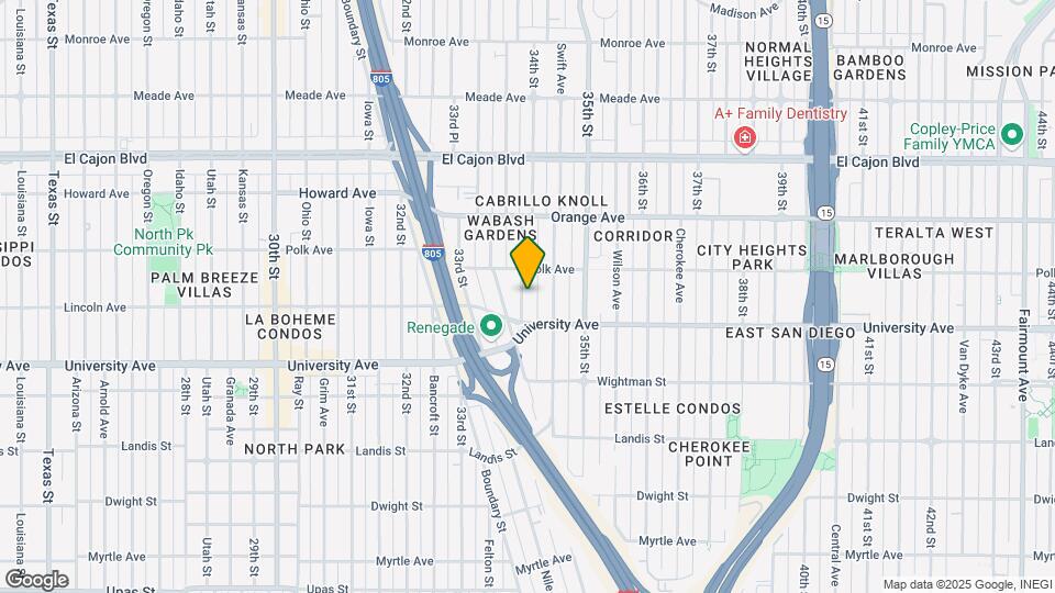 4039-4047 34th St Mapa y Detalles de la Ubicación
