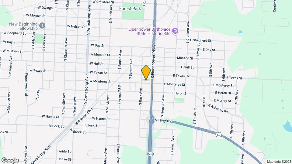 221 W Monterey St Map and Location Details