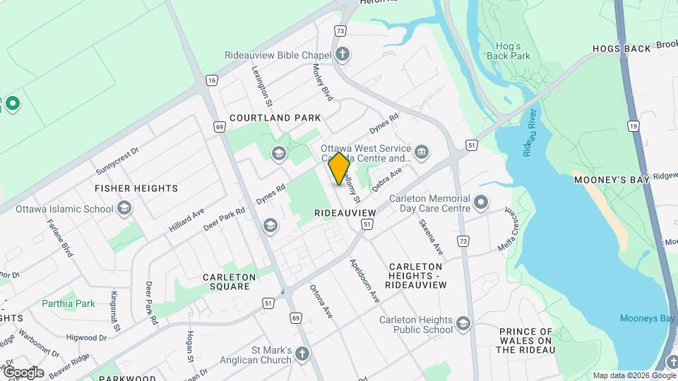 1421 Claymor Av Map and Location Details