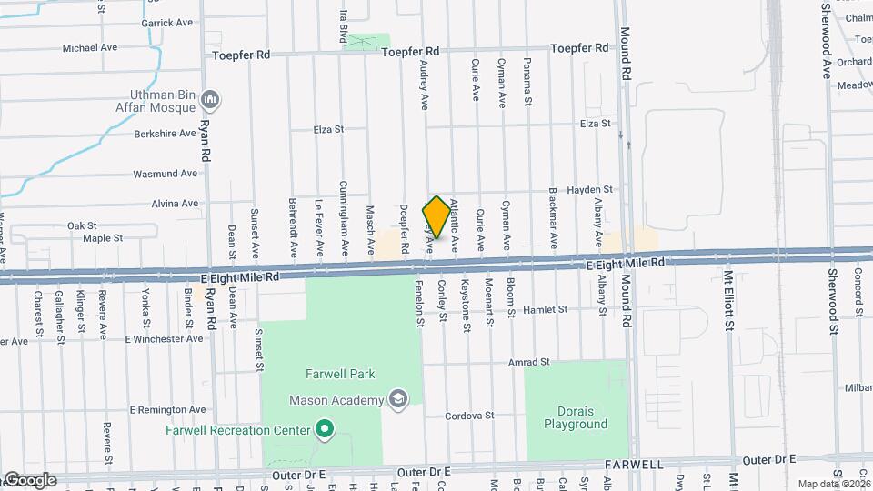 20744 Audrey Ave Map and Location Details