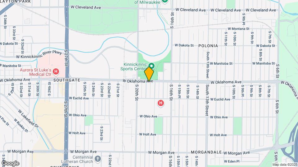 1825 W Oklahoma Ave Map and Location Details