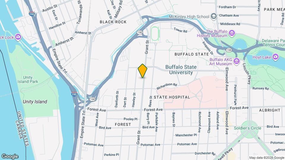620 Grant St, Unit 1 Map and Location Details