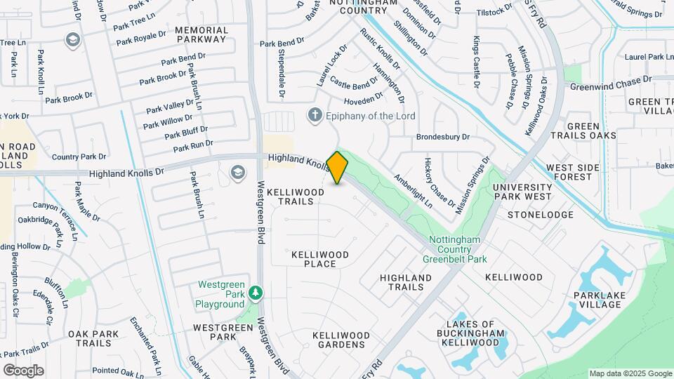 20801 Highland Knolls Dr Map and Location Details