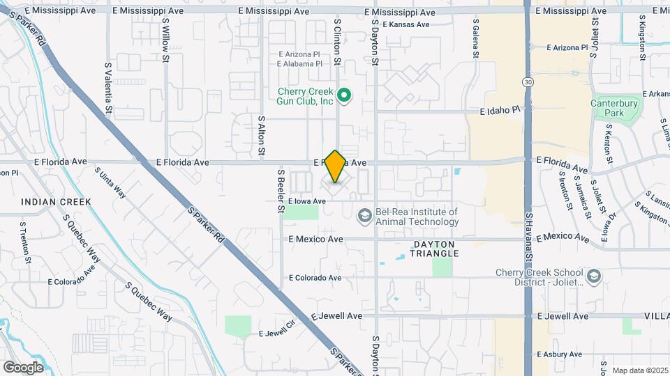 9488 E Florida Ave Map and Location Details