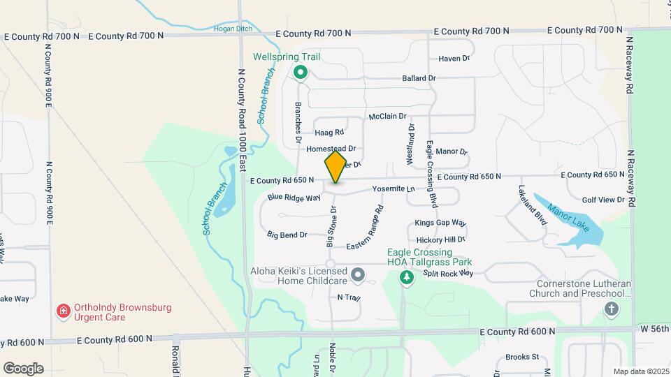 10046 Yosemite Ln Map and Location Details