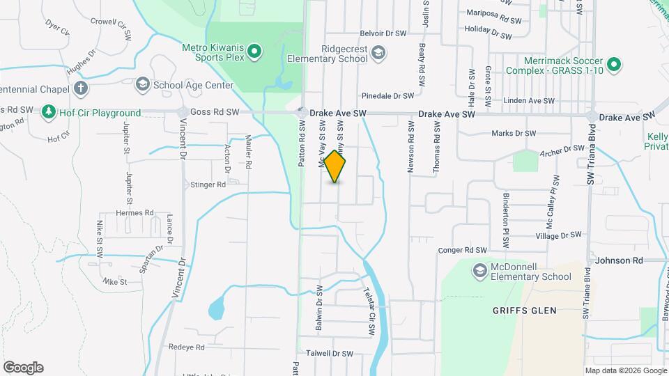 4008 Penny St SW Map and Location Details