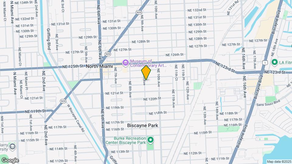 12215 NE 9th Ave Map and Location Details