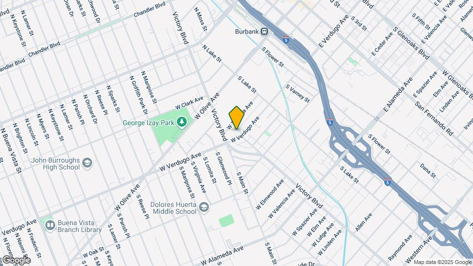 301-303 W Verdugo Ave Map and Location Details