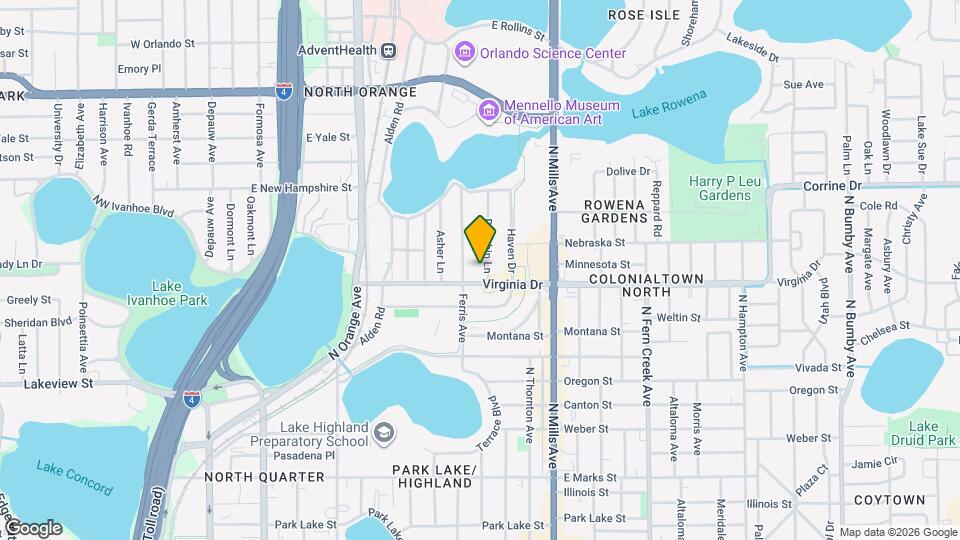 1412 Dauphin Ln, Unit 1 Map and Location Details