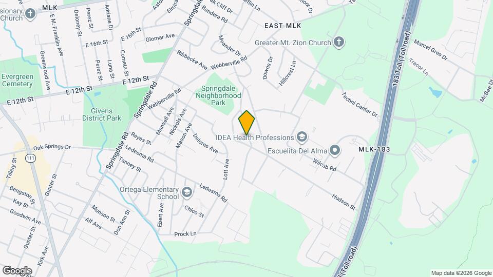 1224 Eleanor St Map and Location Details