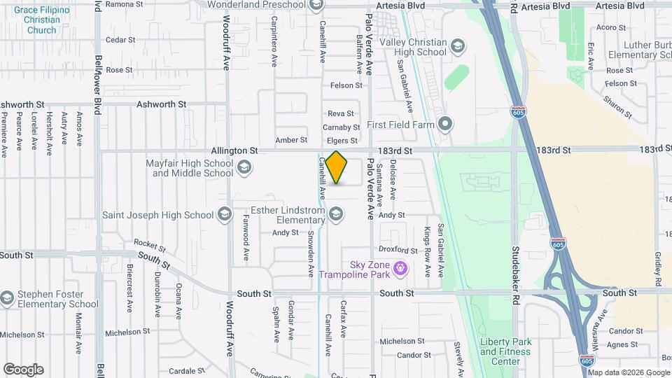 6220 Hungerford St Map and Location Details