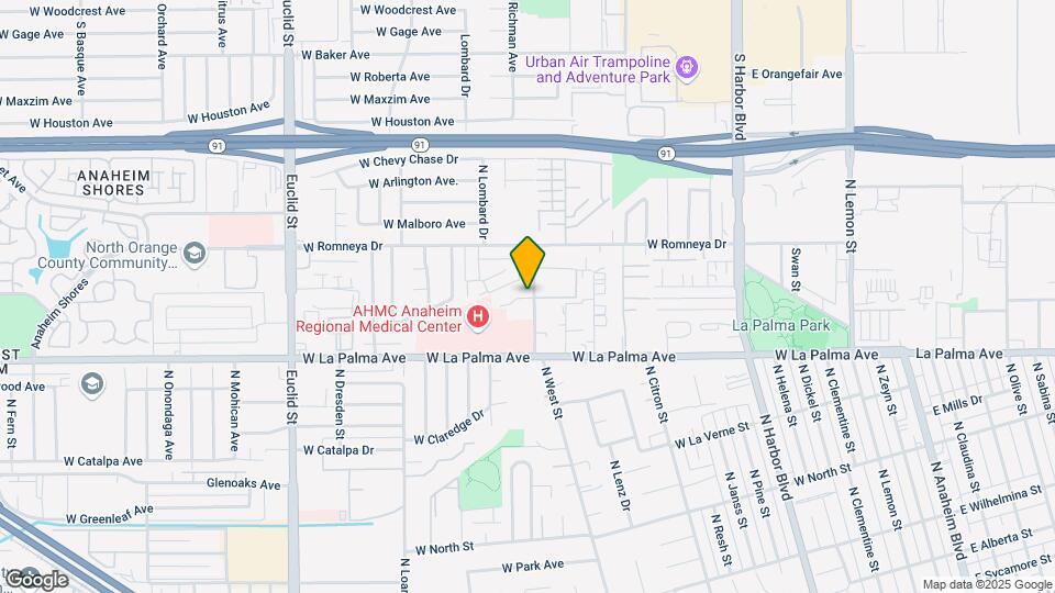 1155 N West St Map and Location Details