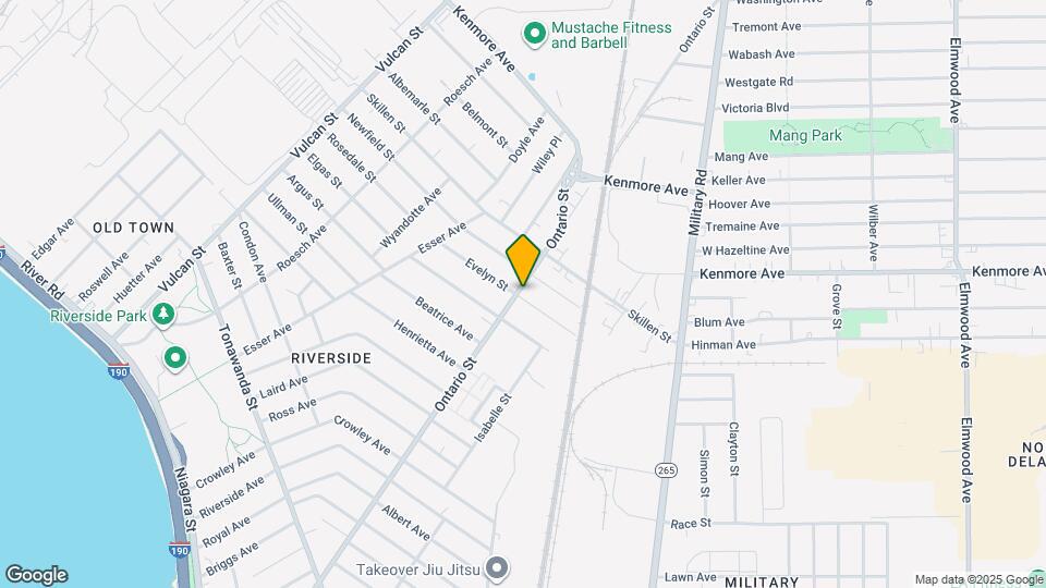 543 Ontario St Map and Location Details