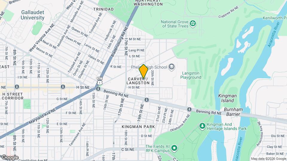 830 19th St NE Map and Location Details