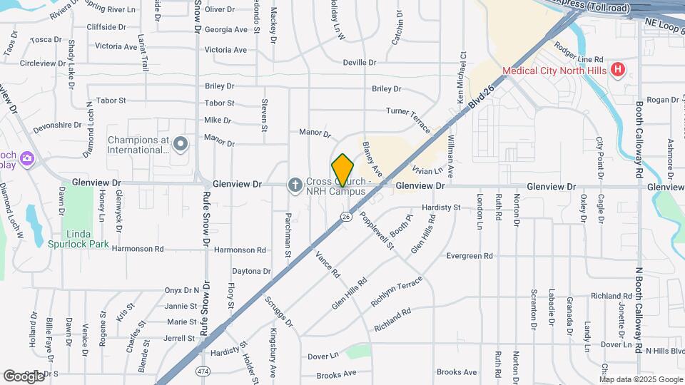 7048 Glenview Dr Map and Location Details