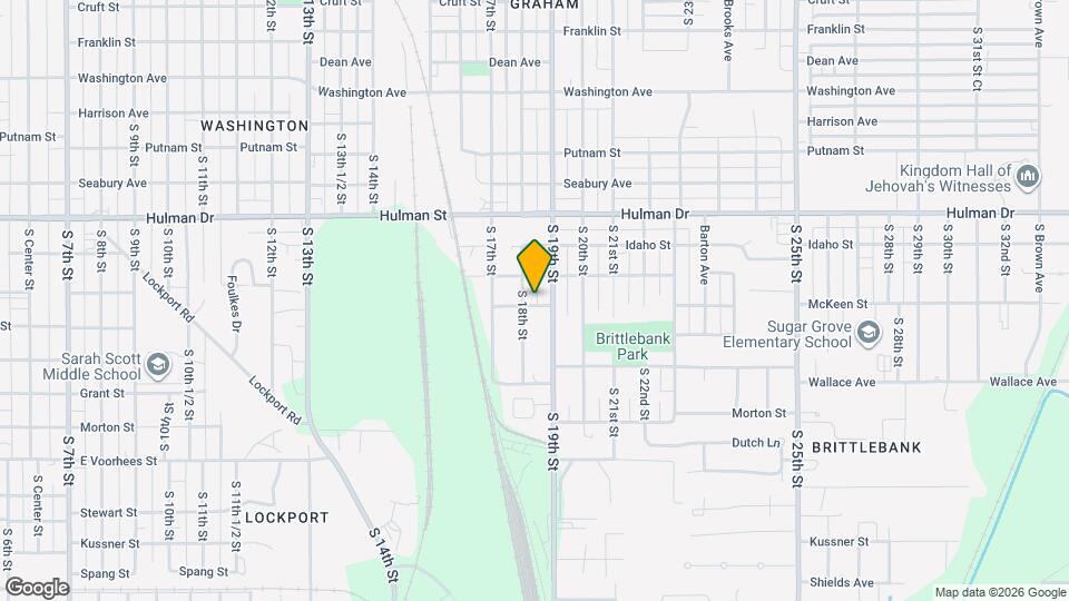 1932 S 18th St Map and Location Details