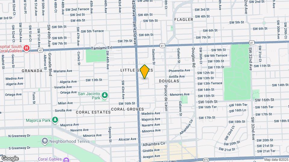 4101 SW 13th Terrace Map and Location Details
