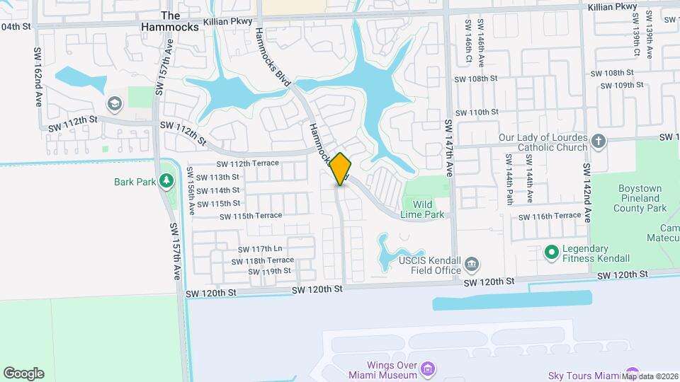 11362 SW 151 Ave Map and Location Details