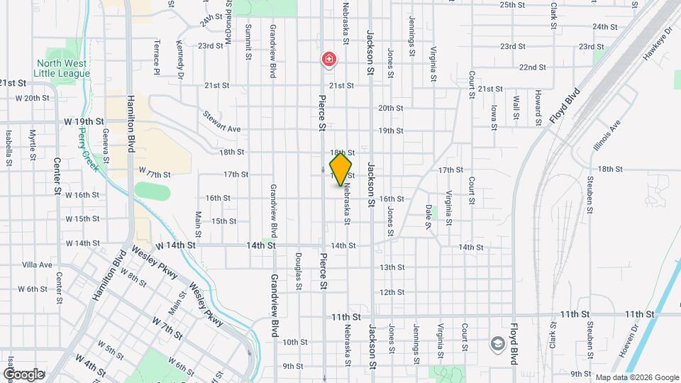 1607 Nebraska St Map and Location Details